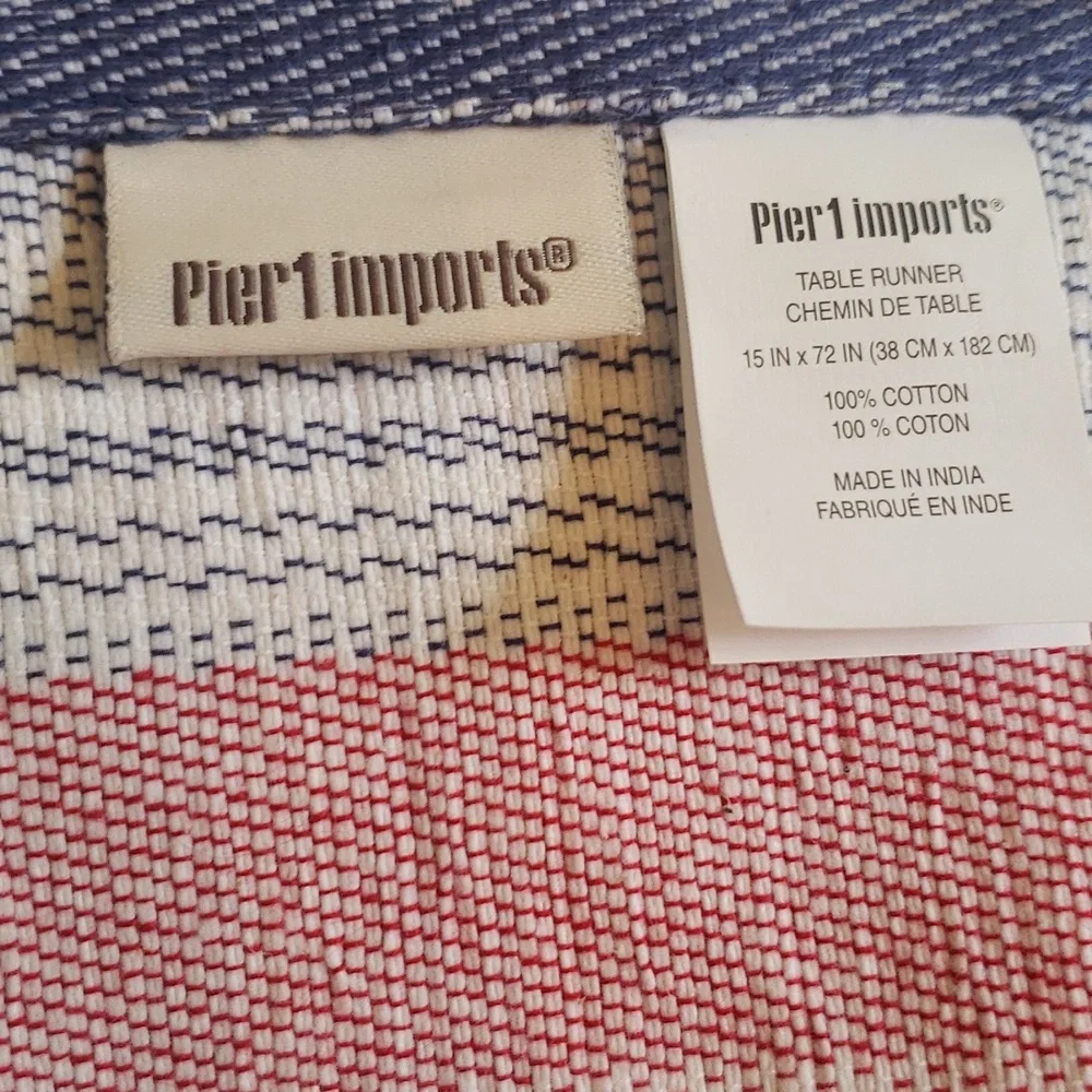 Pier 1 Imports Striped Table Runner